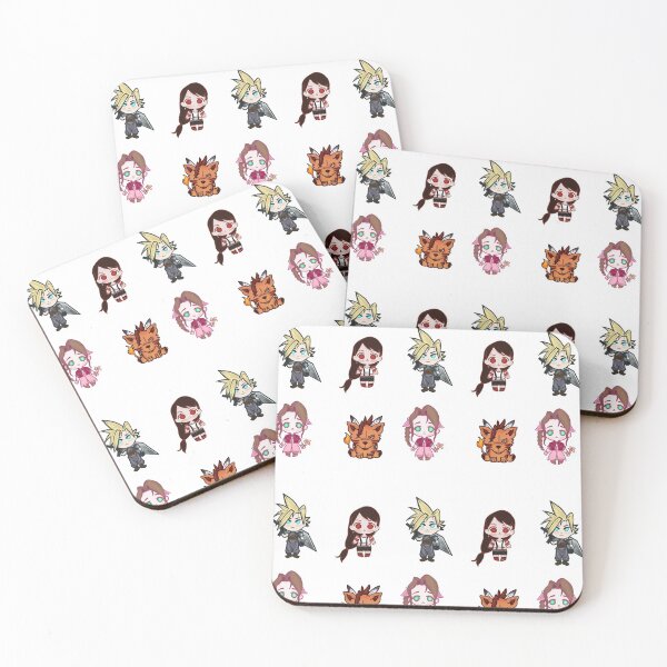 Item preview, Final Fantasy VII Chibi designed and sold by MahouKoneko.