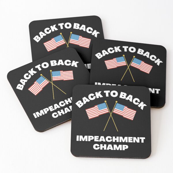 Item preview, Back To Back Impeachment Champ Acquitted designed and sold by Sutra-Lotus-Co.