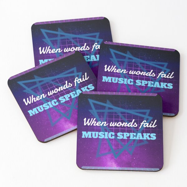 Item preview, when words fail music speaks designed and sold by Sinovius.