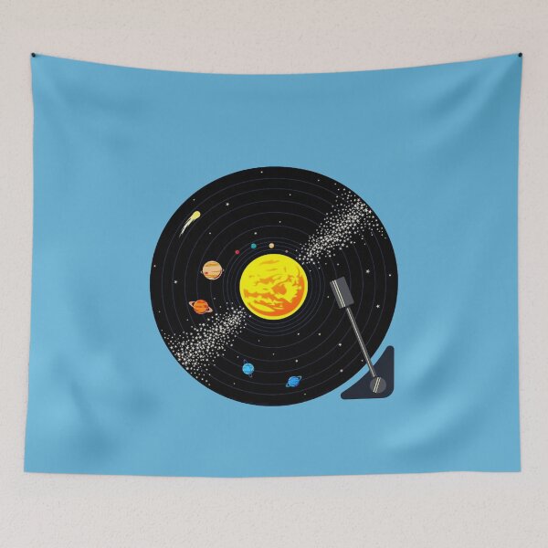 Item preview, Cosmic record - planets vinyl designed and sold by NomiBee.
