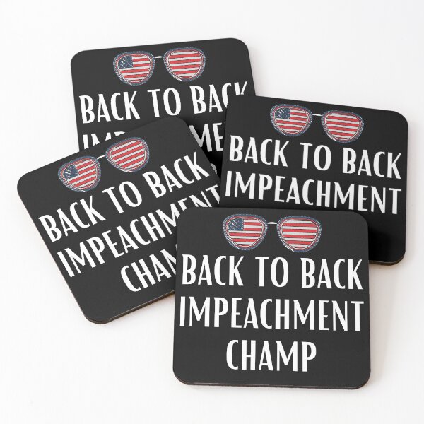 Item preview,  Back To Back Impeachment Champ Acquitted designed and sold by Sutra-Lotus-Co.