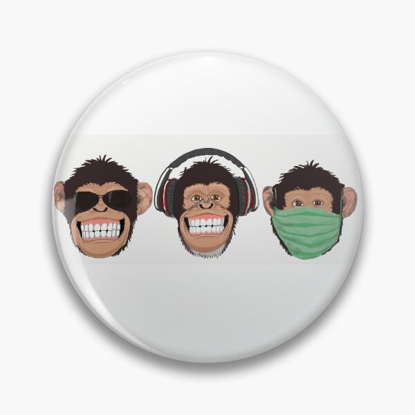 Item preview, Three Wise Monkeys  designed and sold by 3leggeddogg.