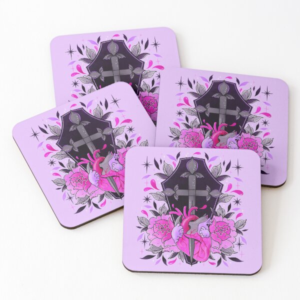 Item preview, Vampire slayer pink anatomical heart  designed and sold by Texdoodles.