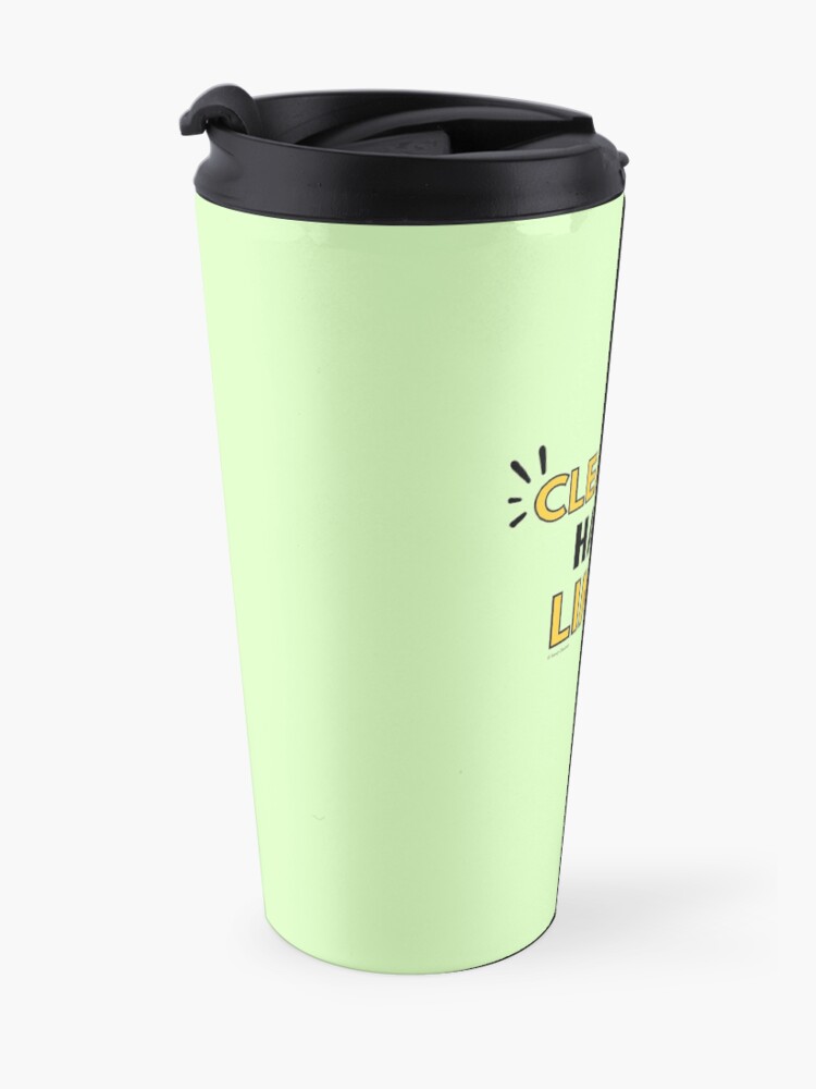 Alternate view of Cleaning Has No Limits Fun Housekeeping Humor Travel Mug