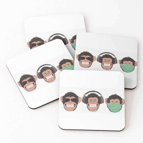 Item preview, Three Wise Monkeys  designed and sold by 3leggeddogg.