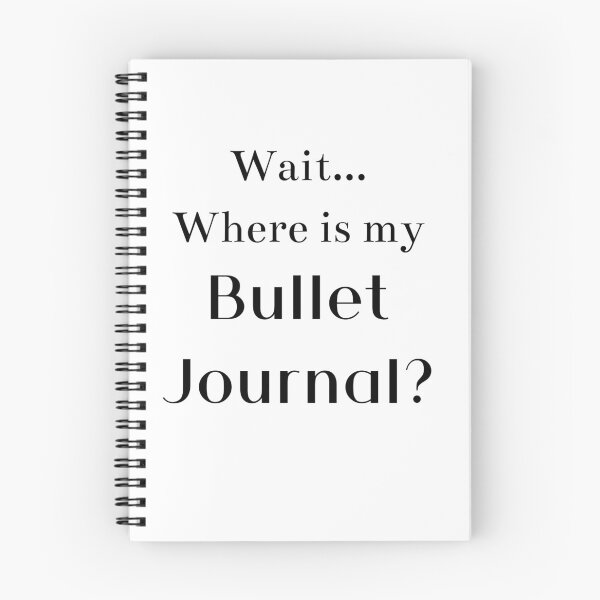 Item preview, Wait... Where is my Bullet Journal designed and sold by karrolinna.