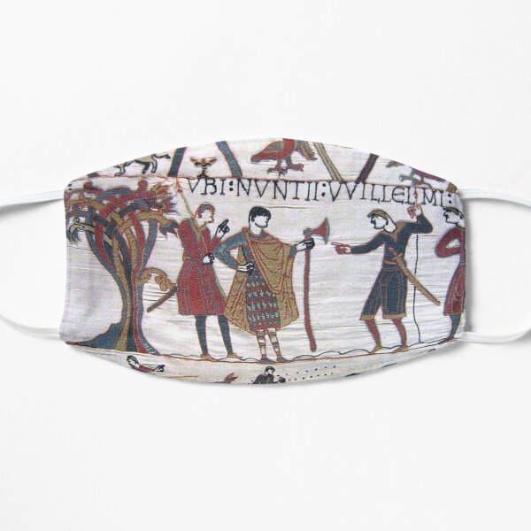 BAYEUX TAPESTRY. The messengers with Guy. Flat Mask