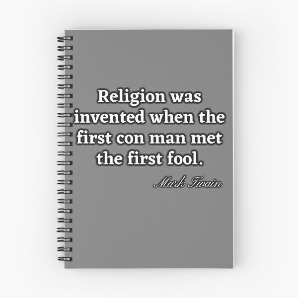 Item preview, Religion was invented when the first con man met the first fool  designed and sold by Try-It.