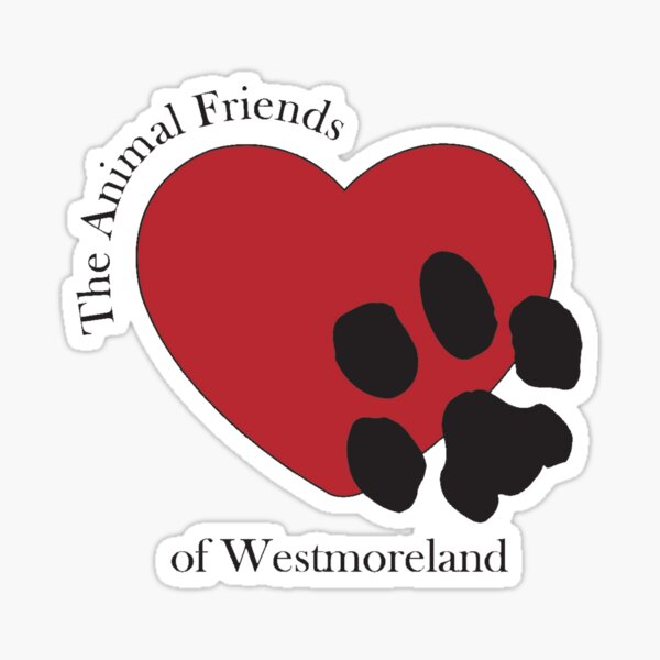 Animal Friends of Westmoreland Logo Sticker