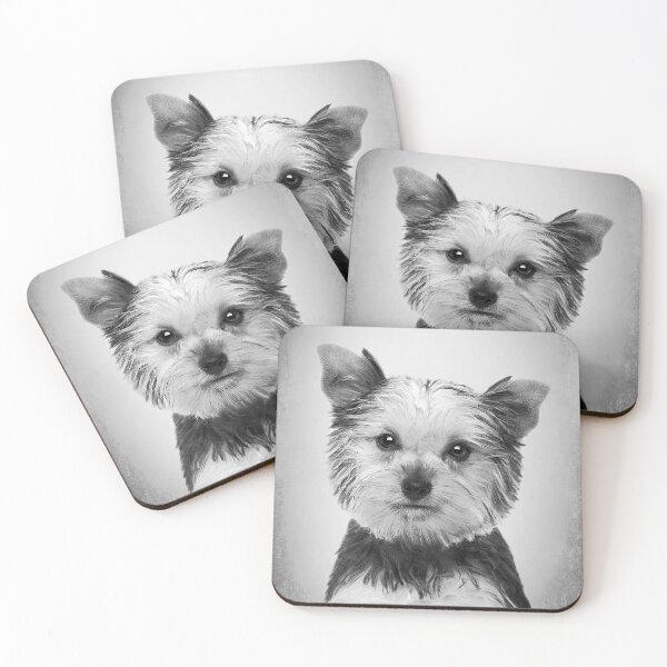 Item preview, Yorkshire Terrier dog - BW Vintage - D72 designed and sold by DecoVintage.