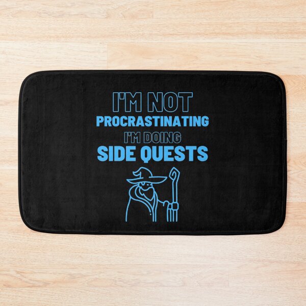 Item preview, I'm Not Procrastinating I'm doing Side Quest (male mage) designed and sold by Quineveer Alice.
