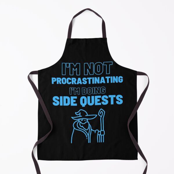 Item preview, I'm Not Procrastinating I'm doing Side Quest (male mage) designed and sold by Quineveer Alice.