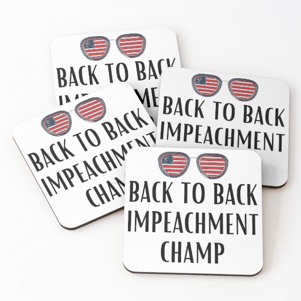 Item preview, Back To Back Impeachment Champ Acquitted designed and sold by Sutra-Lotus-Co.