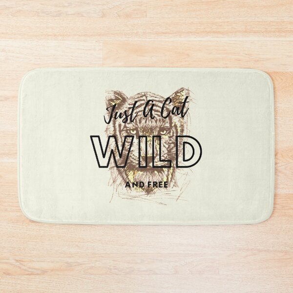 Item preview, Just A Cat Wild And Free designed and sold by Simona Balan.