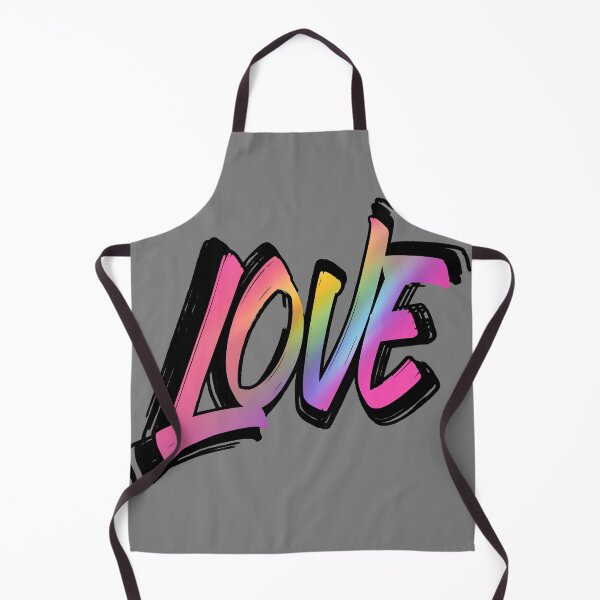 Item preview, Rainbow Love Airbrush Graffiti Style Text designed and sold by Punderstandable.