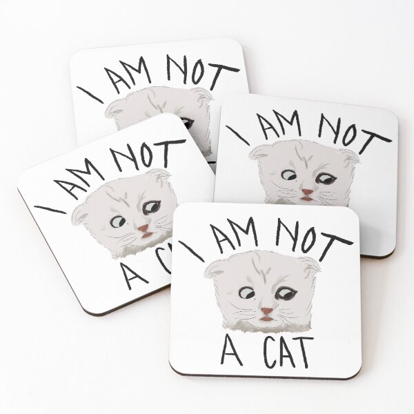 Item preview, I Am Not A Cat designed and sold by Becki Sturgeon.