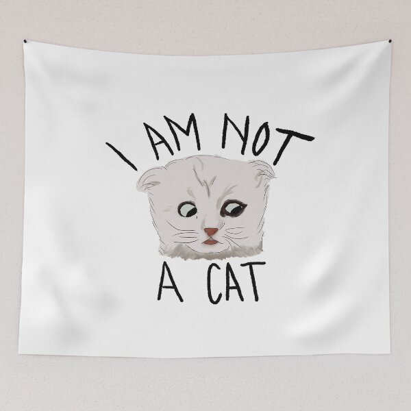 Item preview, I Am Not A Cat designed and sold by Becki Sturgeon.