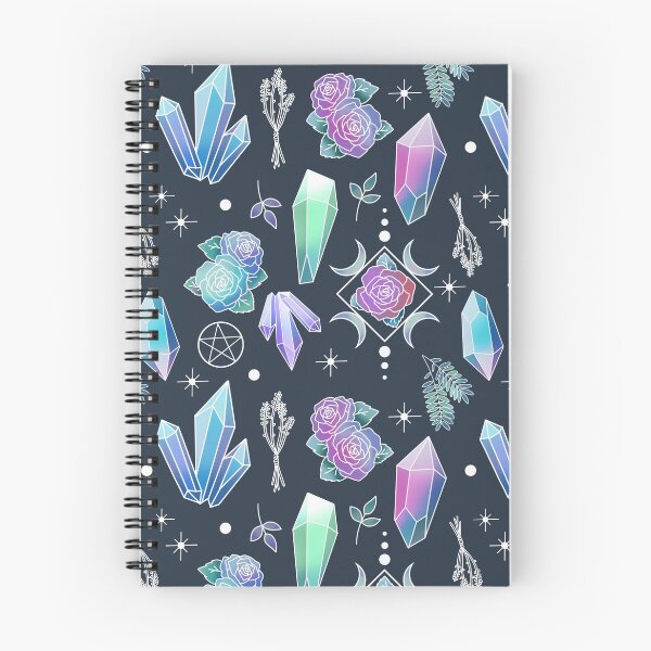 Item preview, Floral Crystal Grey designed and sold by ElleMacNeil.