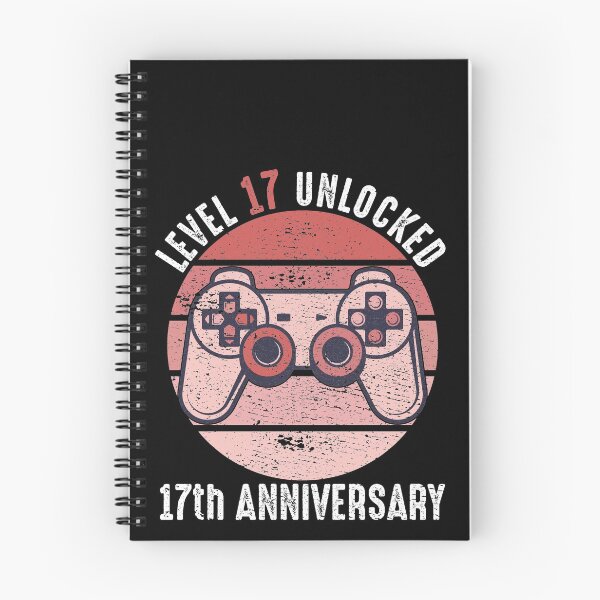 Item preview, Level 17 Unlocked 17th Anniversary designed and sold by RandomStuffShop.