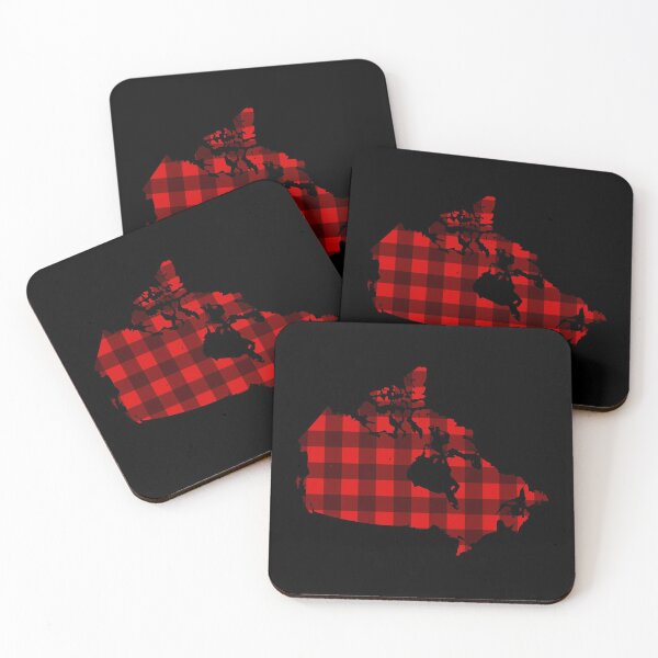 Item preview, Plaid Map of Canada designed and sold by BoredGames.