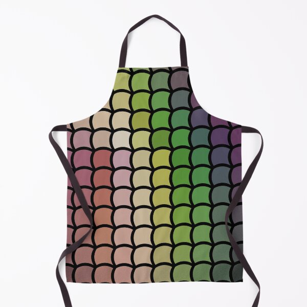 Item preview, Red to Green To Purple Pastel Curved Tile Pattern Design designed and sold by patternsoup.