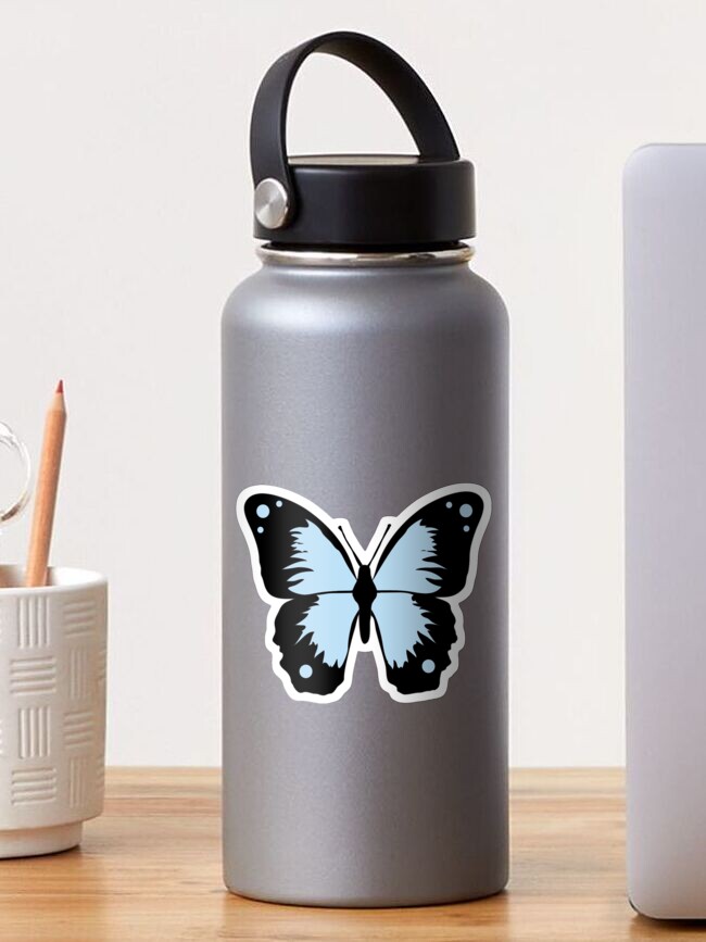 Cute Blue Butterfly Sticker