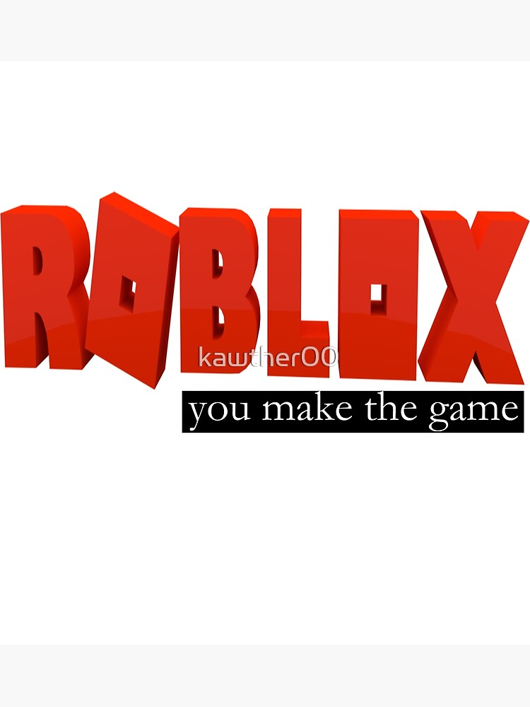 "roblox letter" Art Print by kawther00 | Redbubble