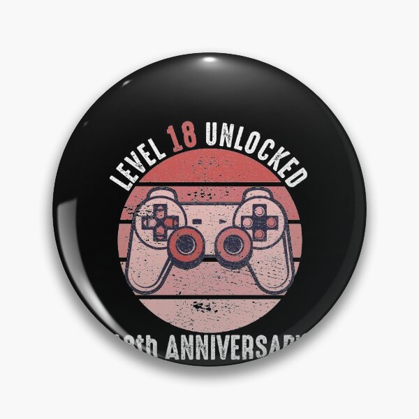 Item preview, Level 18 Unlocked 18th Anniversary designed and sold by RandomStuffShop.