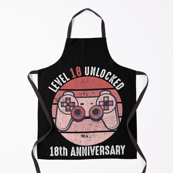 Item preview, Level 18 Unlocked 18th Anniversary designed and sold by RandomStuffShop.