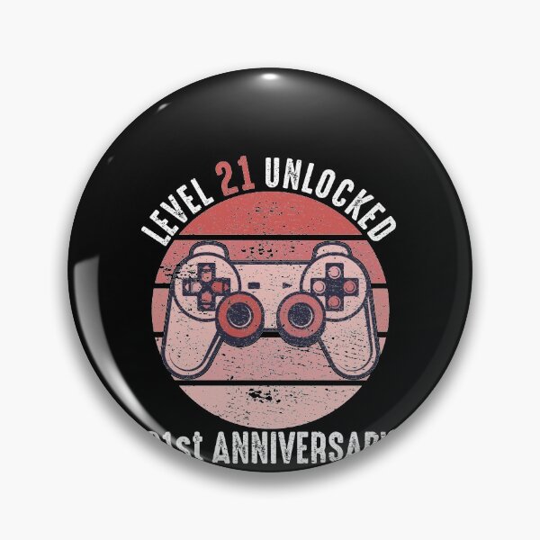 Item preview, Level 21 Unlocked 21st Anniversary designed and sold by RandomStuffShop.