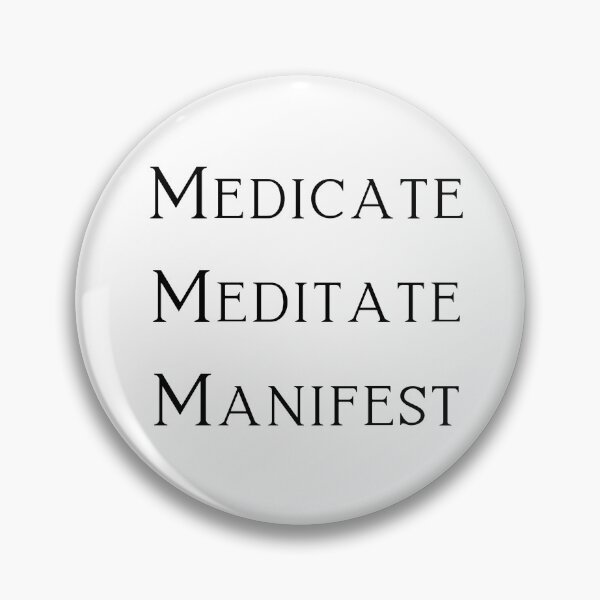 Item preview, | Medicate Meditate Manifest | Smart Successful Stoner | Spiritual Weed | designed and sold by AlfaEcho.