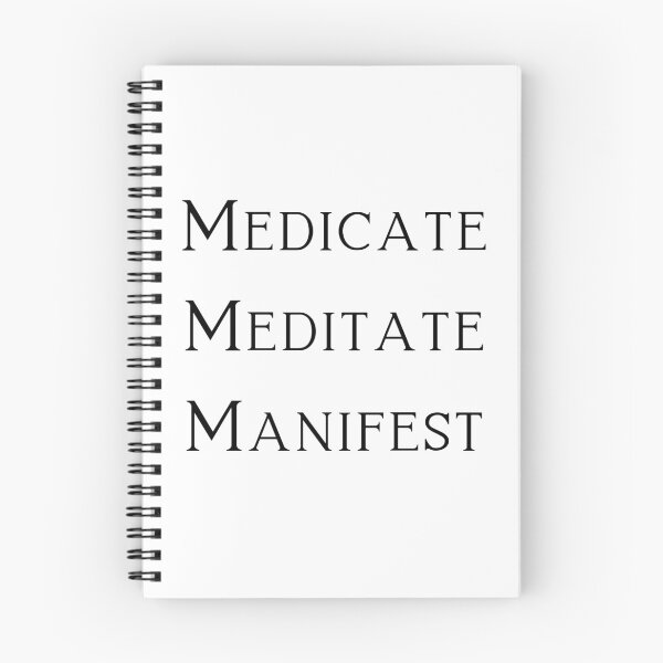 Item preview, | Medicate Meditate Manifest | Smart Successful Stoner | Spiritual Weed | designed and sold by AlfaEcho.