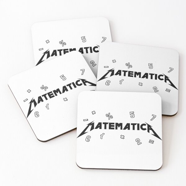 Item preview, Matematica (negro sobre blanco) designed and sold by Vladan Seva.