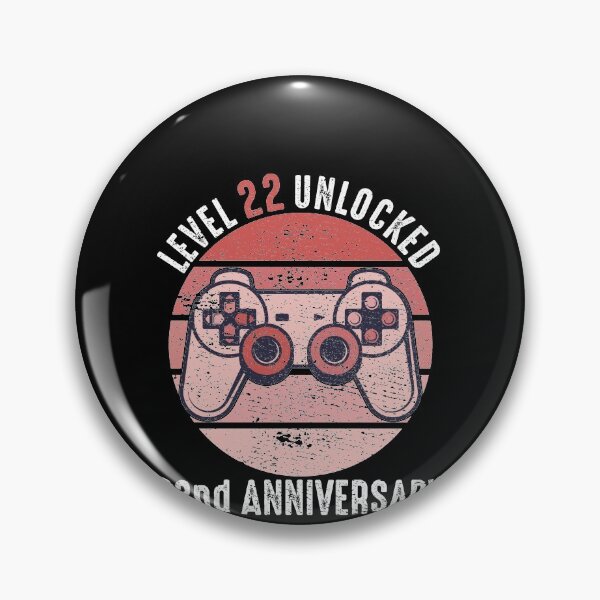 Item preview, Level 22 Unlocked 22nd Anniversary designed and sold by RandomStuffShop.
