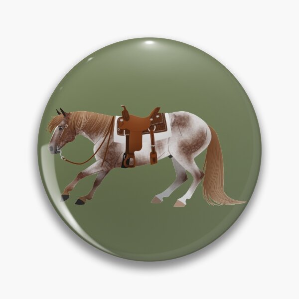 Item preview, Varnish Road Cutting Appaloosa Horse - Equine Rampaige designed and sold by equinerampaige.