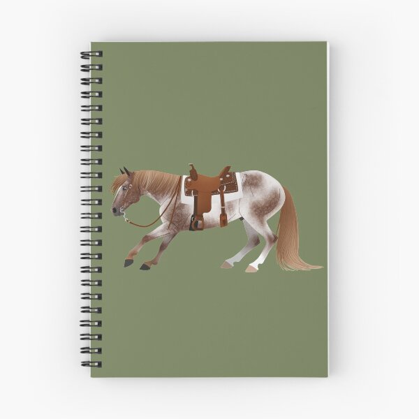Item preview, Varnish Road Cutting Appaloosa Horse - Equine Rampaige designed and sold by equinerampaige.