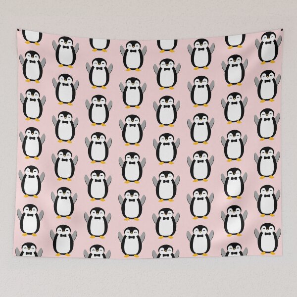 Item preview, Happy penguin in tuxedo and bow tie designed and sold by Arliju.