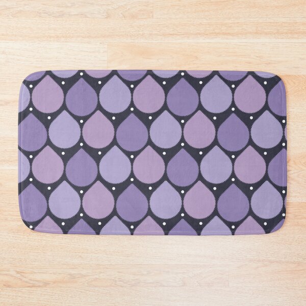 Item preview, Abstract  Pattern with violet drops and dots on the dark   background    designed and sold by Victoria Riabov.