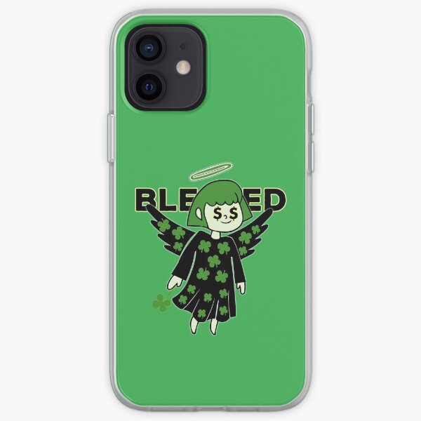 Lucky Clover Blessed Angel - Good Luck Charm iPhone Soft Case