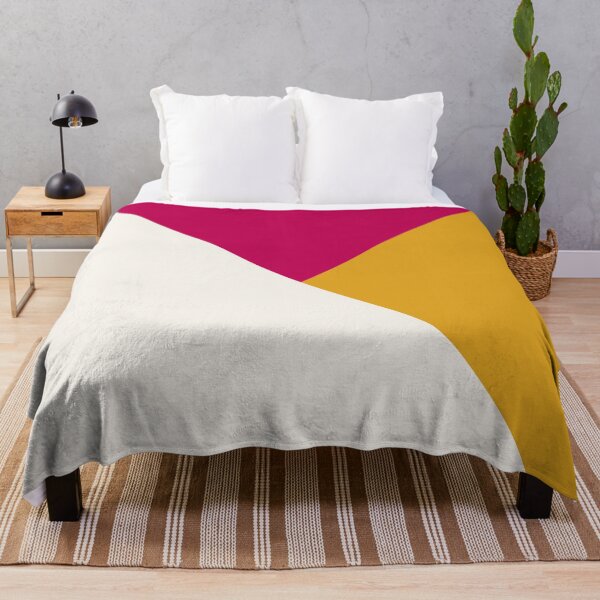 Item preview, Tricolor Geometry Pink Yellow designed and sold by La Chic.