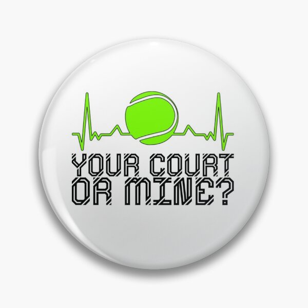Item preview, Your court or mine? desgin for a tennis player designed and sold by ChristopherIBK.