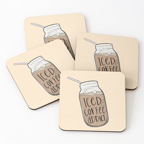 Item preview, Iced Coffee Addict designed and sold by myfirstapt.