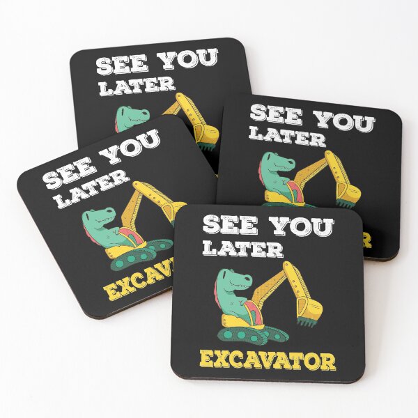 Item preview, See You Later Excavator I - Toddler Boys Kids designed and sold by Lemon Pepper.