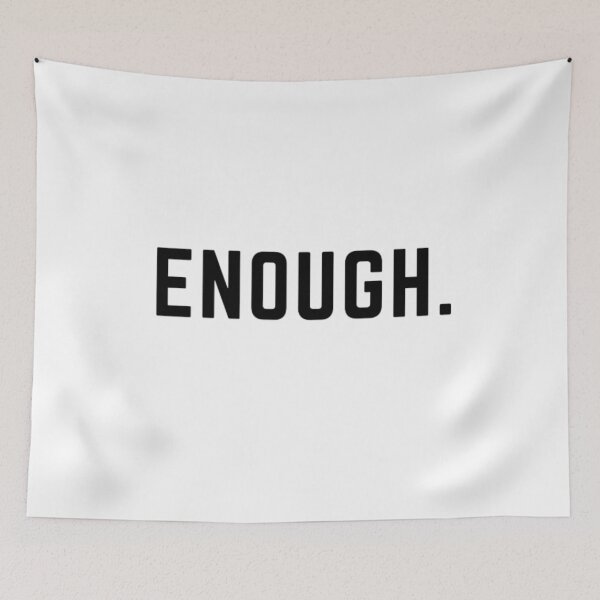 Item preview, Get your act together "ENOUGH" sarcastic quote sticker [P-Q 119][757] designed and sold by HIPNOTIZAR  CRAFTS.