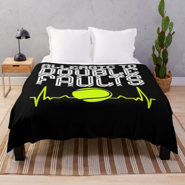 Item preview, Allergic to double faults desgin for a tennis player designed and sold by ChristopherIBK.