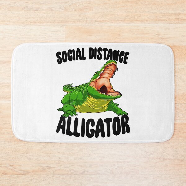Item preview, Social Distance Alligator designed and sold by Bendthetrend.