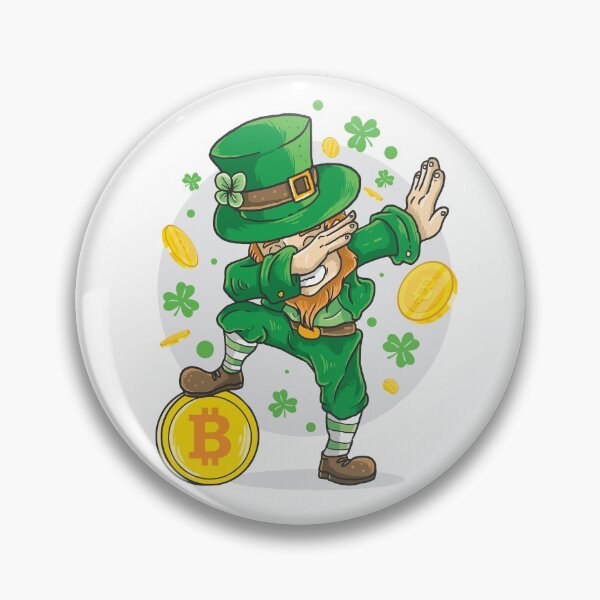 Item preview, Dabbing St Patrick with Bitcoin designed and sold by Magdy Store.
