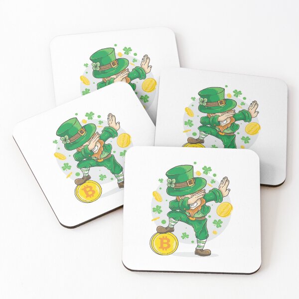 Item preview, Dabbing St Patrick with Bitcoin designed and sold by Magdy Store.