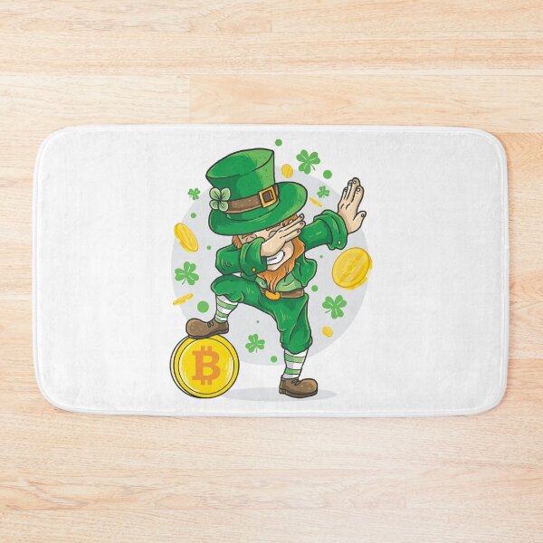 Item preview, Dabbing St Patrick with Bitcoin designed and sold by Magdy Store.
