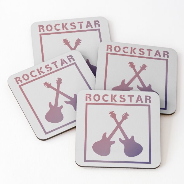 Item preview, ROCKSTAR (gradient) | Guitar Player | Gifts for Guitarist  designed and sold by Violet Treasures.